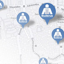 Launch einer Umkreissuche für Buderus Deutschland 