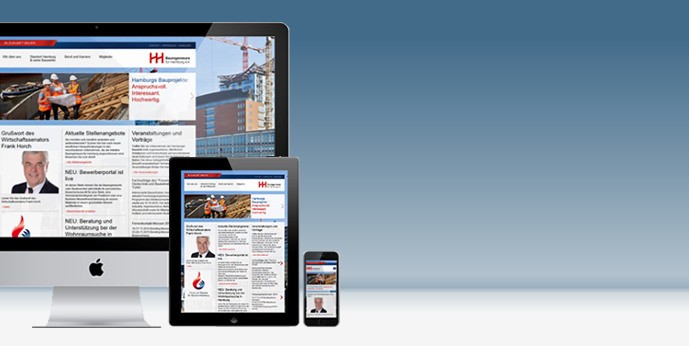 Bauingenieure für Hamburg im Responsive Design